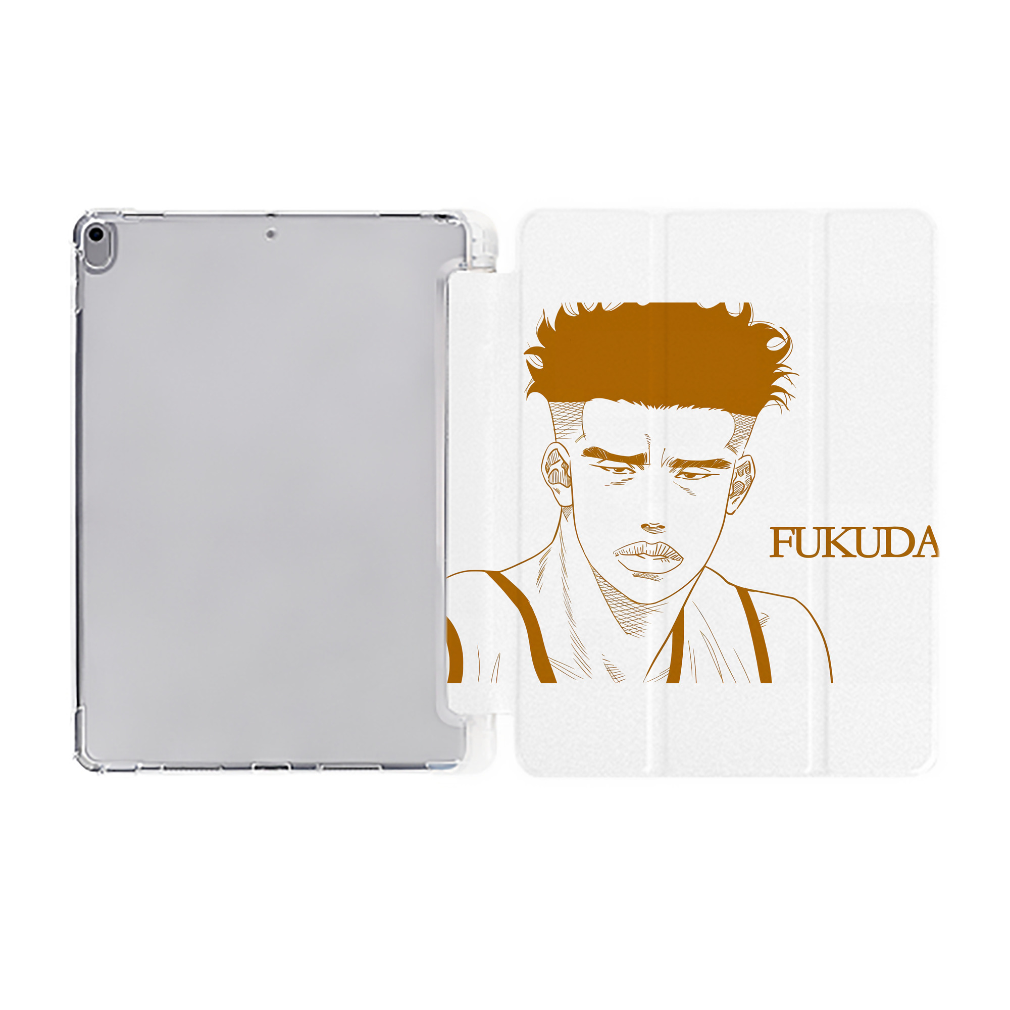 （画像用） SLAM DUNK／スラムダンク IPad ケース ペン収納付き 三つ折りスタンド PUレザー×シリコン 対応機種9.5/10.5/10.9インチ